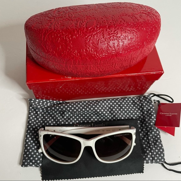 christian lacroix cl 5006 sunglasses White - Picture 13 of 14